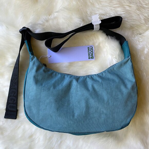BAGGU Handbags - NWT Baggu Deadstock Small Crescent Bag  - Teal Mix